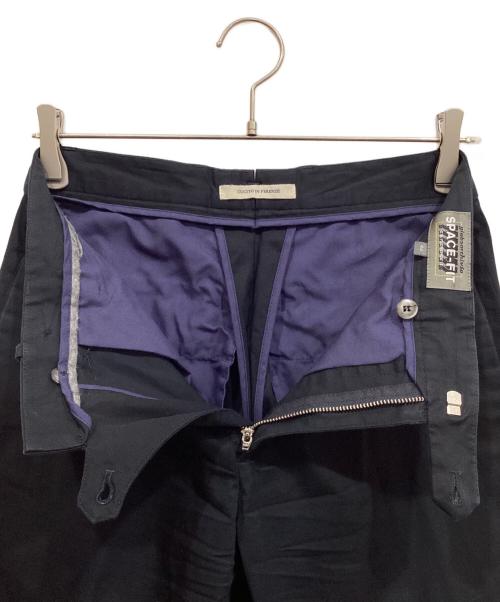 giab's ARCHIVIO（ジャブス アルキヴィオ）giab's ARCHIVIO (ジャブス アルキヴィオ) ワンプリーツパンツ ネイビー サイズ:44の古着・服飾アイテム