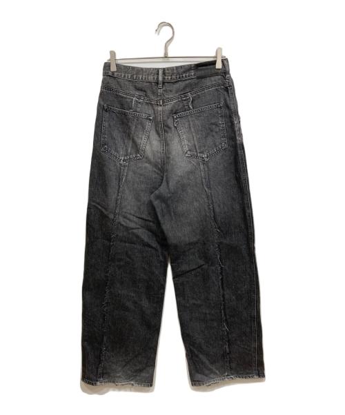 jieda（ジエダ）Jieda (ジエダ) スイッチングオーバーデニムパンツ グレー サイズ:1の古着・服飾アイテム