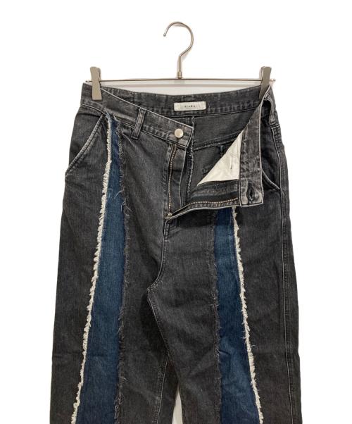 jieda（ジエダ）Jieda (ジエダ) スイッチングオーバーデニムパンツ グレー サイズ:1の古着・服飾アイテム