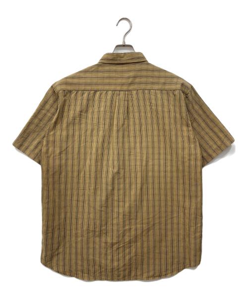 OLD STUSSY（オールドステューシー）OLD STUSSY (オールドステューシー) 半袖チェックシャツ イエロー サイズ:Lの古着・服飾アイテム