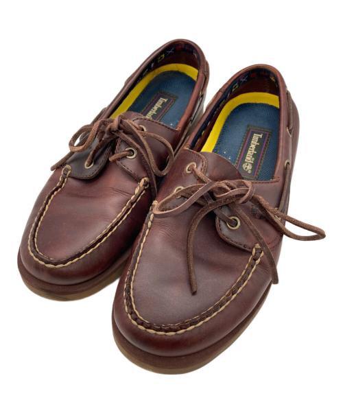 Timberland（ティンバーランド）Timberland (ティンバーランド) ボートシューズ ブラウン サイズ:81/2の古着・服飾アイテム