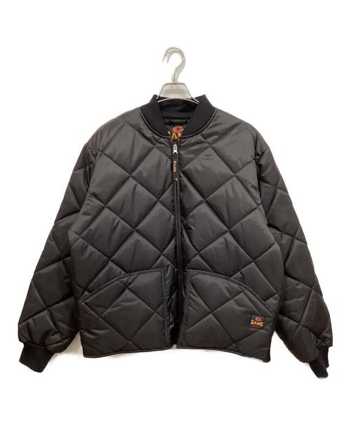 GAME（ゲーム）GAME (ゲーム) キルティング パフ ジャケット ブラック サイズ:Lの古着・服飾アイテム