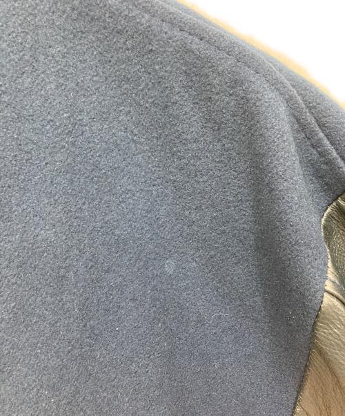 canada sportswear（カナダ スポーツウェア）canada sportswear (カナダ スポーツウェア) 袖レザージャケット ネイビー×ブラック サイズ:Lの古着・服飾アイテム