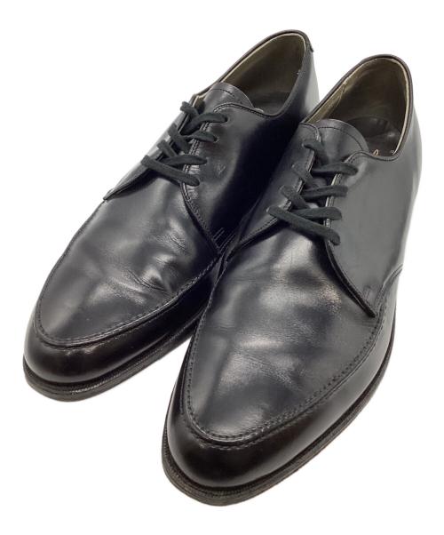 Breather（ブリーザー）Breather (ブリーザー) Uチップ レザーシューズ ブラック サイズ: 9 1/2の古着・服飾アイテム