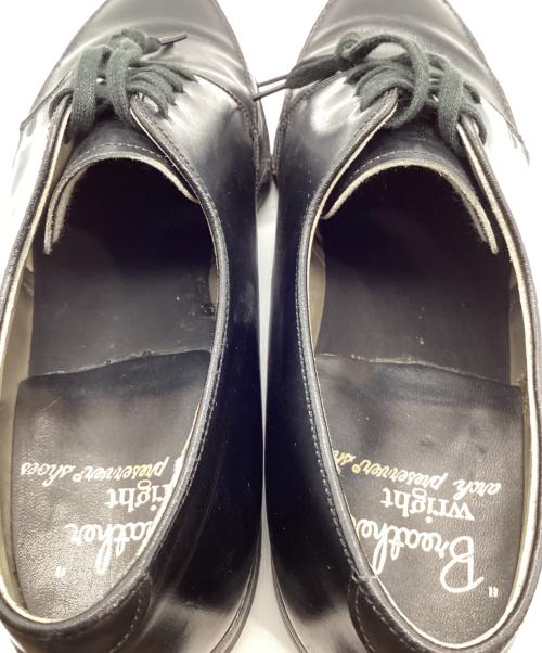 Breather（ブリーザー）Breather (ブリーザー) Uチップ レザーシューズ ブラック サイズ: 9 1/2の古着・服飾アイテム