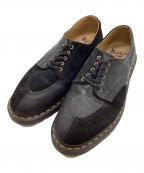 Dr.Martensドクターマーチン）の古着「カーフ×スウェード切替 5ホールシューズ」｜ブラック