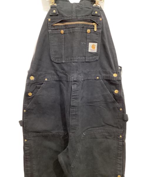 CarHartt（カーハート）CarHartt (カーハート) オーバーオール ブラック サイズ: 91cm (W36)の古着・服飾アイテム