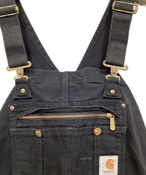 CarHartt（カーハート）CarHartt (カーハート) オーバーオール ブラック サイズ: 91cm (W36)の古着・服飾アイテム