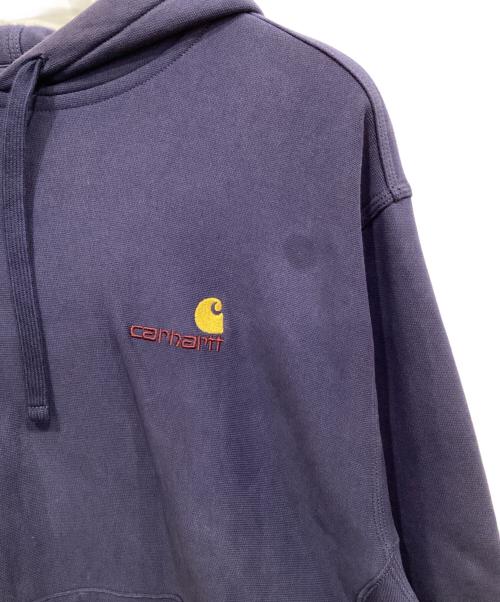 Carhartt WIP（カーハート ワークインプログレス）Carhartt WIP (カーハート ワークインプログレス) プルオーバーパーカー ネイビー サイズ:Lの古着・服飾アイテム