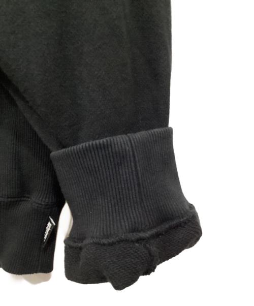 THE BLACK EYE PATCH（ブラックアイパッチ）THE BLACK EYE PATCH (ブラックアイパッチ) ハーフジップスウェット ブラック サイズ:Lの古着・服飾アイテム