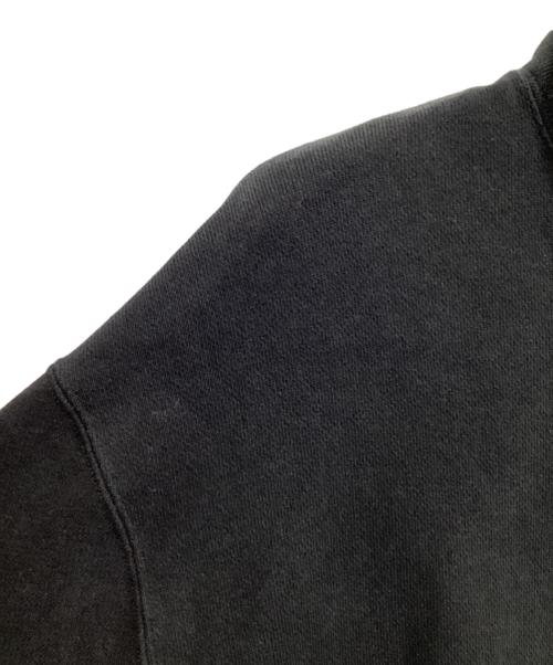 THE BLACK EYE PATCH（ブラックアイパッチ）THE BLACK EYE PATCH (ブラックアイパッチ) ハーフジップスウェット ブラック サイズ:Lの古着・服飾アイテム