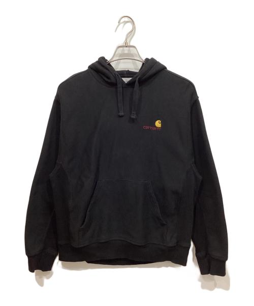 Carhartt WIP（カーハート ワークインプログレス）Carhartt WIP (カーハート ワークインプログレス) プルオーバーパーカー ブラック サイズ:Sの古着・服飾アイテム