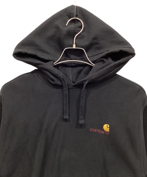 Carhartt WIP（カーハート ワークインプログレス）Carhartt WIP (カーハート ワークインプログレス) プルオーバーパーカー ブラック サイズ:Sの古着・服飾アイテム