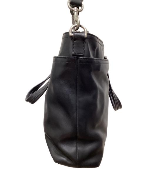 COACH（コーチ）COACH (コーチ) 2WAY レザートートバッグ ブラックの古着・服飾アイテム