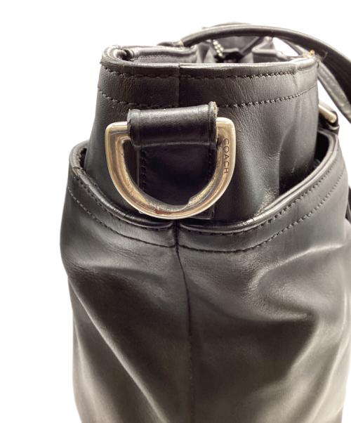 COACH（コーチ）COACH (コーチ) 2WAY レザートートバッグ ブラックの古着・服飾アイテム