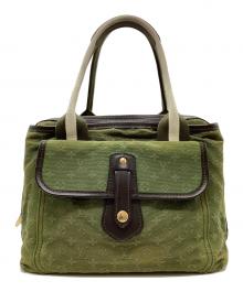LOUIS VUITTON（ルイ ヴィトン）の古着「ハンドバッグ」｜グリーン