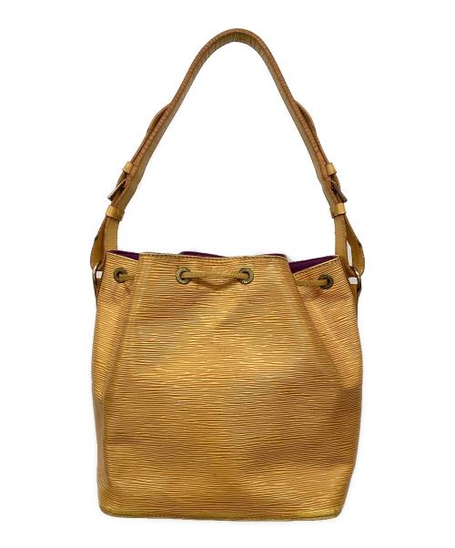 LOUIS VUITTON（ルイ ヴィトン）LOUIS VUITTON (ルイ ヴィトン) 巾着ショルダーバッグ ベージュの古着・服飾アイテム