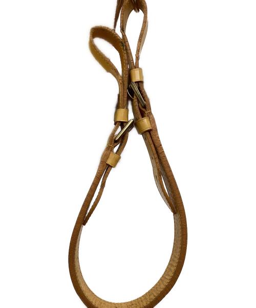 LOUIS VUITTON（ルイ ヴィトン）LOUIS VUITTON (ルイ ヴィトン) 巾着ショルダーバッグ ベージュの古着・服飾アイテム