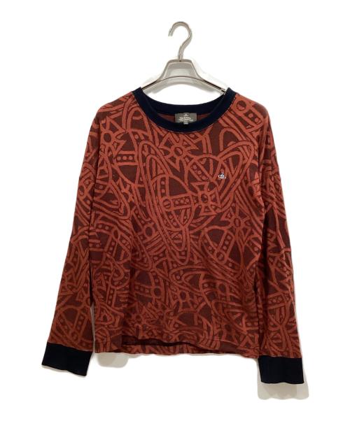 Vivienne Westwood man（ヴィヴィアン ウェストウッド マン）Vivienne Westwood man (ヴィヴィアン ウェストウッド マン) コットンニット レッド サイズ:44の古着・服飾アイテム