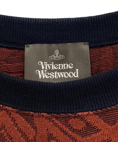 Vivienne Westwood man（ヴィヴィアン ウェストウッド マン）Vivienne Westwood man (ヴィヴィアン ウェストウッド マン) コットンニット レッド サイズ:44の古着・服飾アイテム