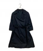MaxMaraマックスマーラ）の古着「スプリング ベルトコート」｜ネイビー