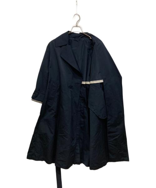 MaxMara（マックスマーラ）MaxMara (マックスマーラ) スプリング ベルトコート ネイビー サイズ:40の古着・服飾アイテム