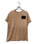N°21（ヌメロヴェントゥーノ）の古着「レザーパッチＴシャツ」｜ベージュ