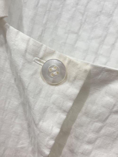 H&bypool（－）H&byPOOL (－) オープンカラーシャツ ホワイト サイズ:Freeの古着・服飾アイテム