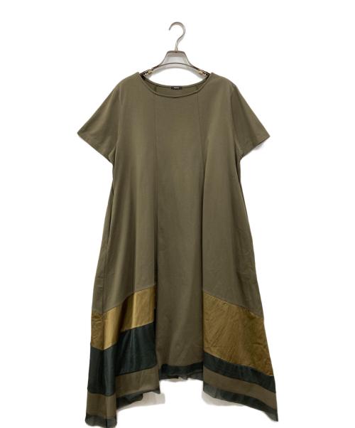 Denham（デンハム）Denham (デンハム) 切替ワンピース カーキ サイズ:Freeの古着・服飾アイテム
