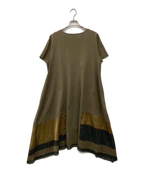 Denham（デンハム）Denham (デンハム) 切替ワンピース カーキ サイズ:Freeの古着・服飾アイテム