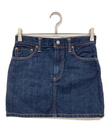 evisu デニムミニスカート 中古・古着通販】EVISU (エヴィス) デニムミニスカート インディゴ