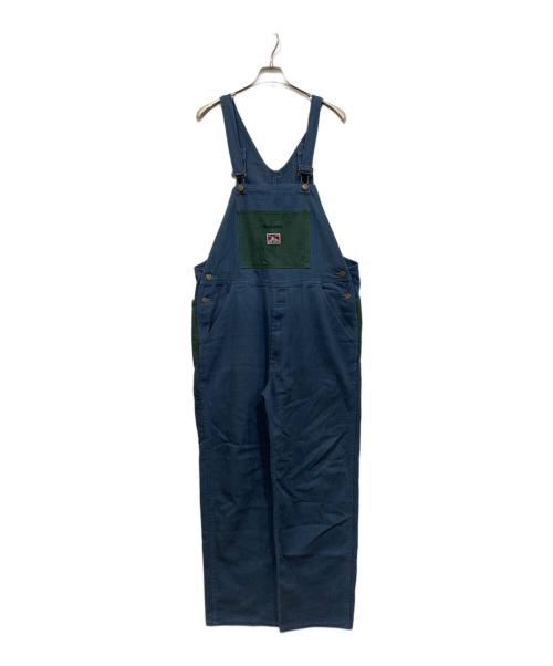 SUPREME（シュプリーム）Supreme (シュプリーム) BEN DAVIS (ベンデイビス) オーバーオール グリーン×ブルー サイズ:Lの古着・服飾アイテム