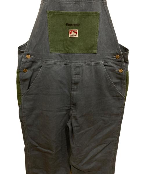 SUPREME（シュプリーム）Supreme (シュプリーム) BEN DAVIS (ベンデイビス) オーバーオール グリーン×ブルー サイズ:Lの古着・服飾アイテム