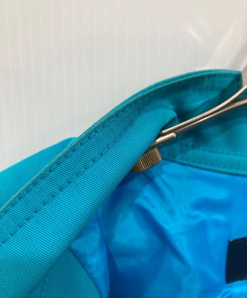 SHIPS（シップス）SHIPS (シップス) 強撚ギャバスタンドカラーハーフコート ブルー サイズ:36の古着・服飾アイテム