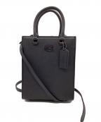 COACHコーチ）の古着「キャンバス ディテール バッグ」｜ブラック