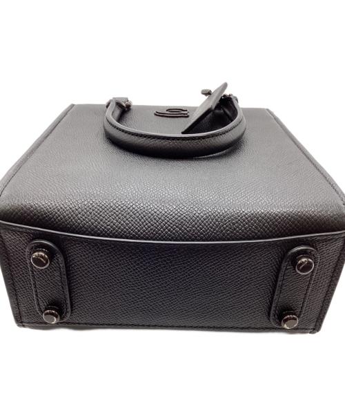 COACH（コーチ）COACH (コーチ) キャンバス ディテール バッグ ブラックの古着・服飾アイテム