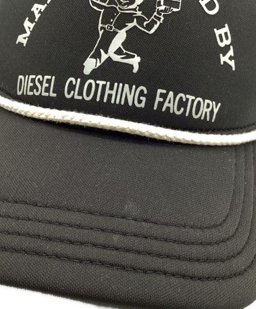 DIESEL（ディーゼル）DIESEL (ディーゼル) メッシュキャップ ブラックの古着・服飾アイテム
