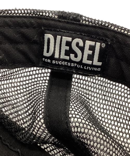 DIESEL（ディーゼル）DIESEL (ディーゼル) メッシュキャップ ブラックの古着・服飾アイテム