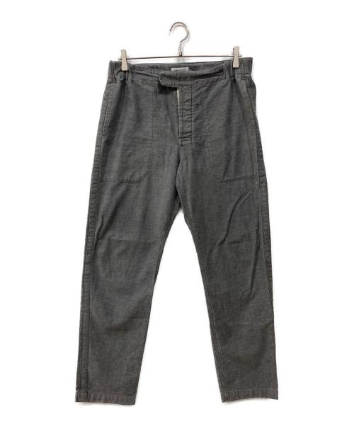 ordinary fits（オーディナリーフィッツ）Ordinary fits (オーディナリーフィッツ) コットンパンツ グレー サイズ:2の古着・服飾アイテム