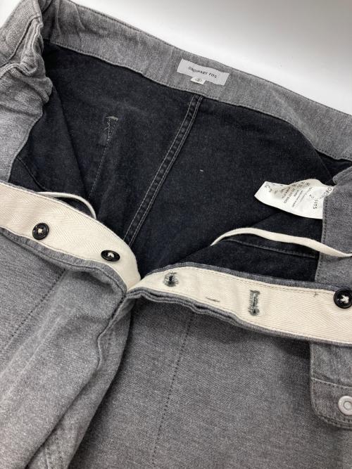 ordinary fits（オーディナリーフィッツ）Ordinary fits (オーディナリーフィッツ) コットンパンツ グレー サイズ:2の古着・服飾アイテム