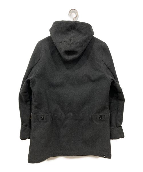 Denham（デンハム）Denham (デンハム) ウール混フーデッドコート グレー サイズ:SMALLの古着・服飾アイテム