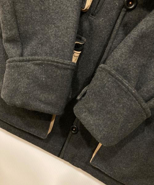 Denham（デンハム）Denham (デンハム) ウール混フーデッドコート グレー サイズ:SMALLの古着・服飾アイテム