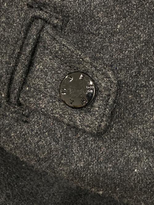 Denham（デンハム）Denham (デンハム) ウール混フーデッドコート グレー サイズ:SMALLの古着・服飾アイテム
