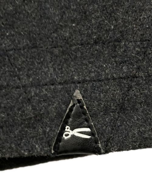 Denham（デンハム）Denham (デンハム) ウール混フーデッドコート グレー サイズ:SMALLの古着・服飾アイテム