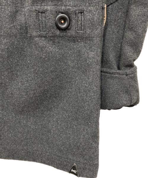Denham（デンハム）Denham (デンハム) ウール混フーデッドコート グレー サイズ:SMALLの古着・服飾アイテム