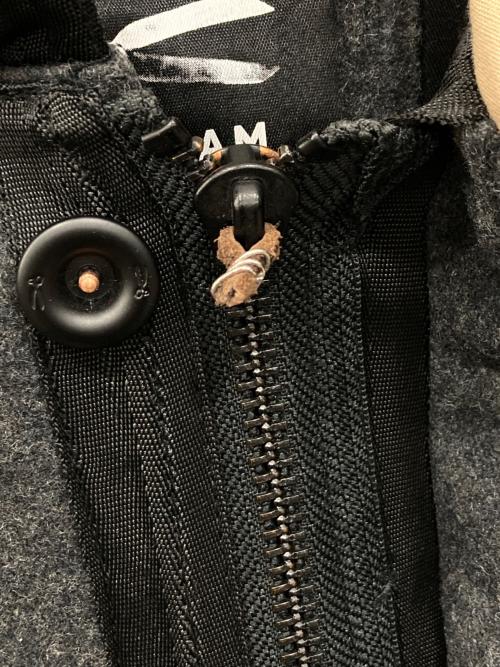 Denham（デンハム）Denham (デンハム) ウール混フーデッドコート グレー サイズ:SMALLの古着・服飾アイテム