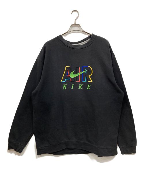 NIKE（ナイキ）NIKE (ナイキ) ロゴ刺繍スウェット ブラック サイズ:XLの古着・服飾アイテム