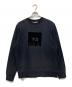 Y-3（ワイスリー）の古着「ブラック スクエアラベルスウェット」｜ネイビー