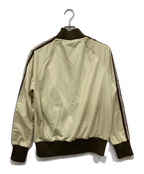 adidas（アディダス）adidas (アディダス) トラックジャケット アイボリー×ブラウン サイズ:105の古着・服飾アイテム