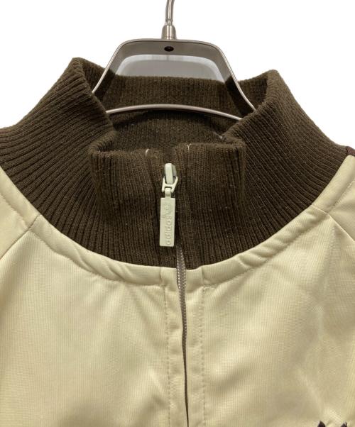 adidas（アディダス）adidas (アディダス) トラックジャケット アイボリー×ブラウン サイズ:105の古着・服飾アイテム